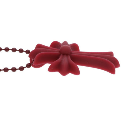 Chrome Hearts Small CH Cross Rubber Necklace Size ONE SIZE