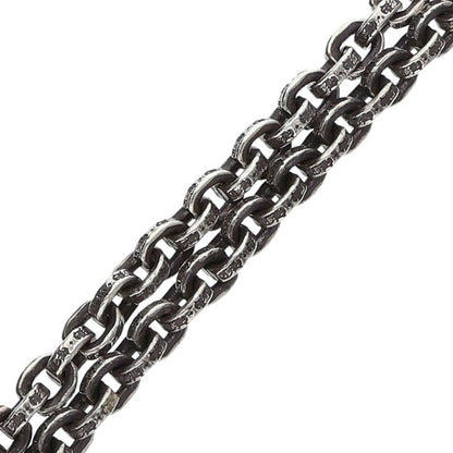 Chrome Hearts 30" Paper Chain Silver Necklace Size ONE SIZE