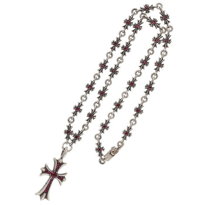 Chrome Hearts Tiny E Fat Cross PAVE Ruby Size ONE SIZE