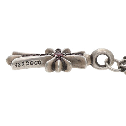 Chrome Hearts Tiny E Fat Cross PAVE Ruby Size ONE SIZE