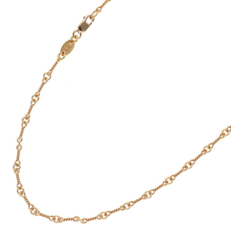 Chrome Hearts 22K Twist Chain Yellow Gold Necklace Size 24