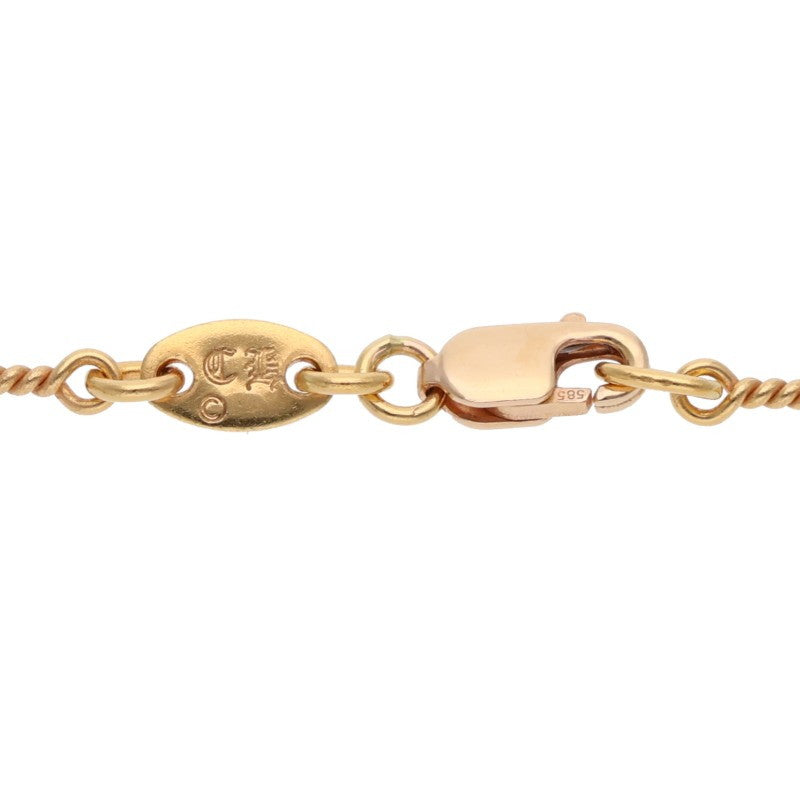 Chrome Hearts 22K Twist Chain Yellow Gold Necklace Size 24