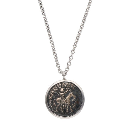 TOM WOOD Coin Pendant Silver Necklace Size ONE SIZE