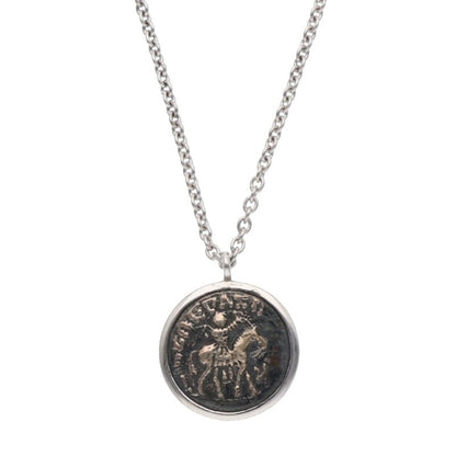 TOM WOOD Coin Pendant Silver Necklace Size ONE SIZE