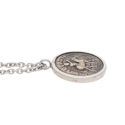 TOM WOOD Coin Pendant Silver Necklace Size ONE SIZE