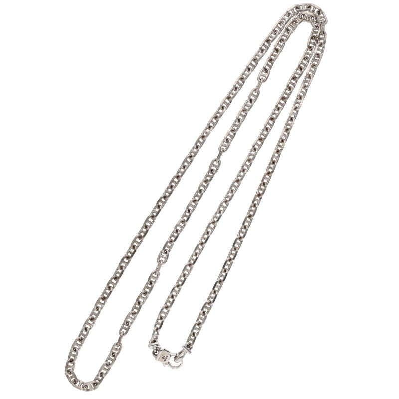TOM WOOD Silver Cable Anchor Chain Necklace Size 24.5INCH