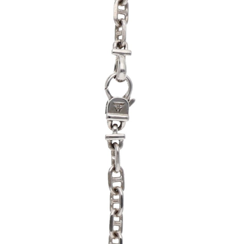 TOM WOOD Silver Cable Anchor Chain Necklace Size 24.5INCH