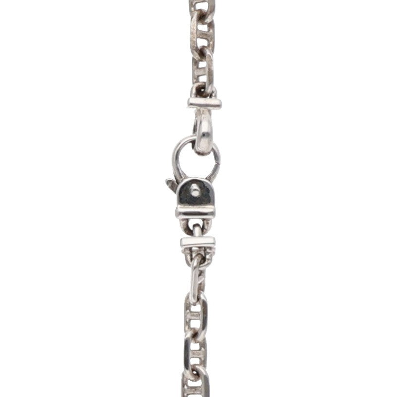TOM WOOD Silver Cable Anchor Chain Necklace Size 24.5INCH