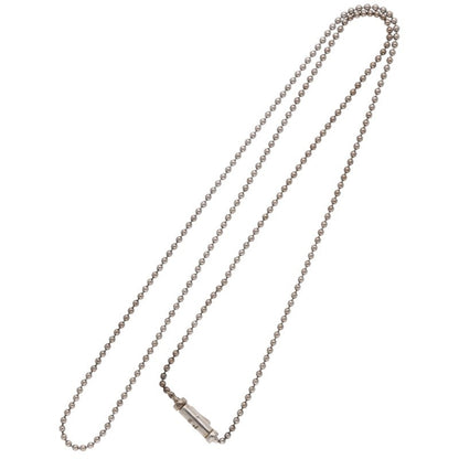 TOM WOOD Silver Ball Chain Necklace Size 24.5INCH