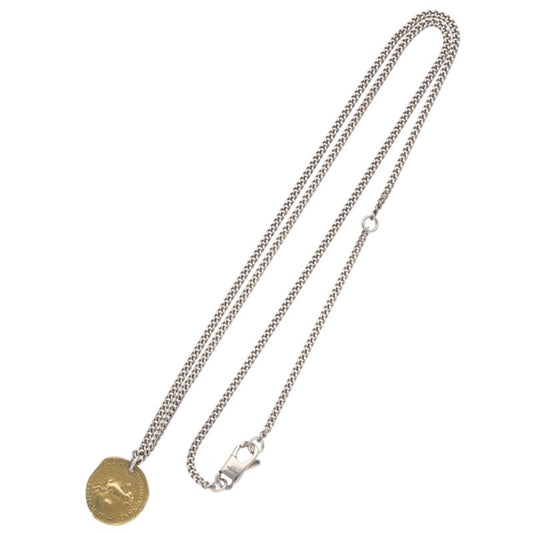 BUNNY Gold Silver Coin Necklace Size ONE SIZE
