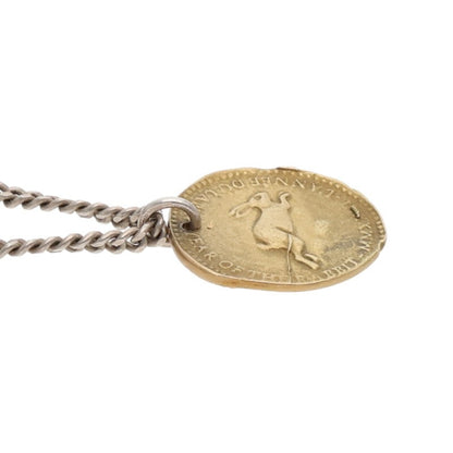 BUNNY Gold Silver Coin Necklace Size ONE SIZE