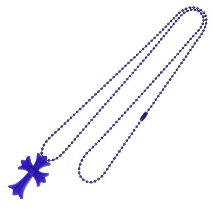 Chrome Hearts Blue Rubber Small CH Cross Size ONE SIZE