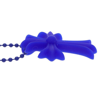 Chrome Hearts Blue Rubber Small CH Cross Size ONE SIZE