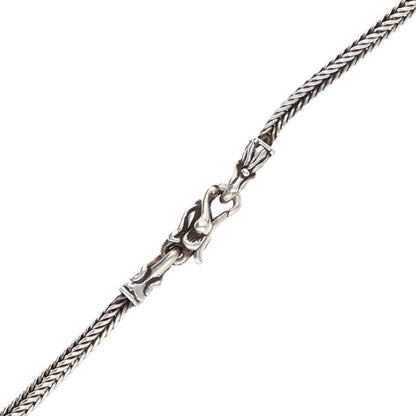 ZOCALO Silver Herringbone Necklace M Size 70CM