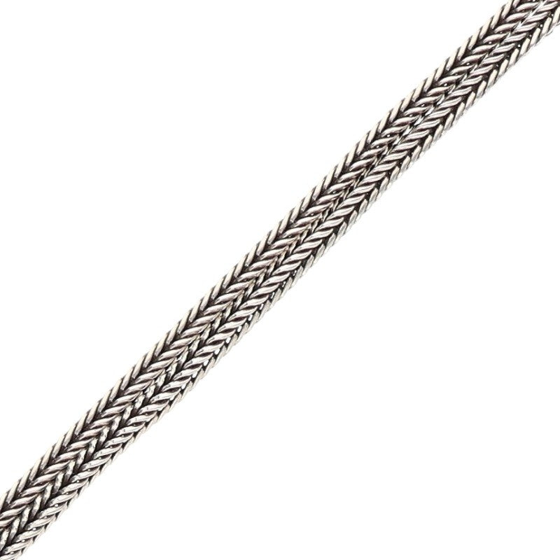 ZOCALO Silver Herringbone Necklace M Size 70CM