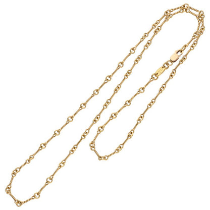 Chrome Hearts 22K Twist Chain 18 Gold Necklace Size Yellow