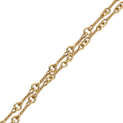 Chrome Hearts 22K Twist Chain 18 Gold Necklace Size Yellow