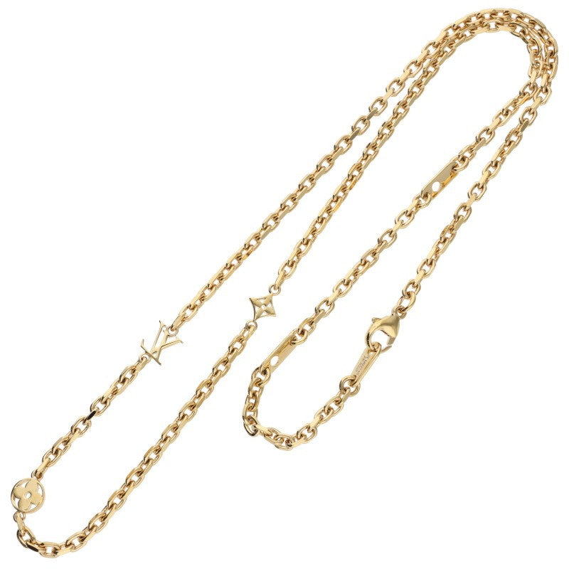LOUISVUITTON Gold LV Yours Monogram Chain Size ONE SIZE