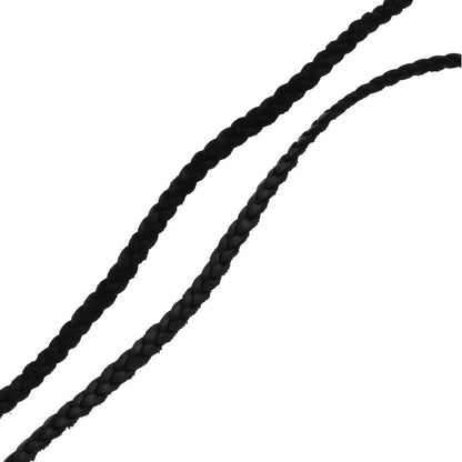 Chrome Hearts Scroll Leather Braid Necklace Size ONE SIZE