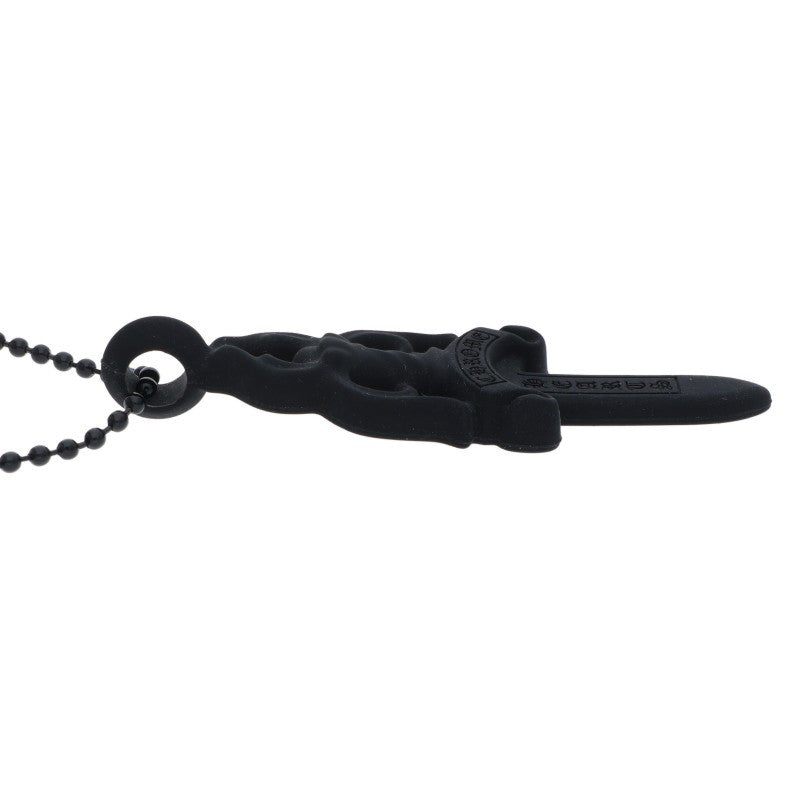 Chrome Hearts Rubber Large Dagger Necklace Size ONE Black