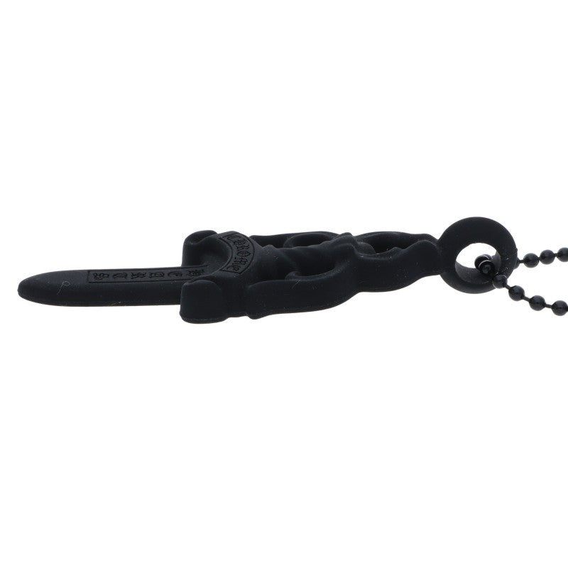 Chrome Hearts Rubber Large Dagger Necklace Size ONE Black