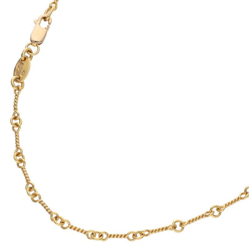 Chrome Hearts 22K Yellow Gold 18in Twist Chain Size ONE SIZE