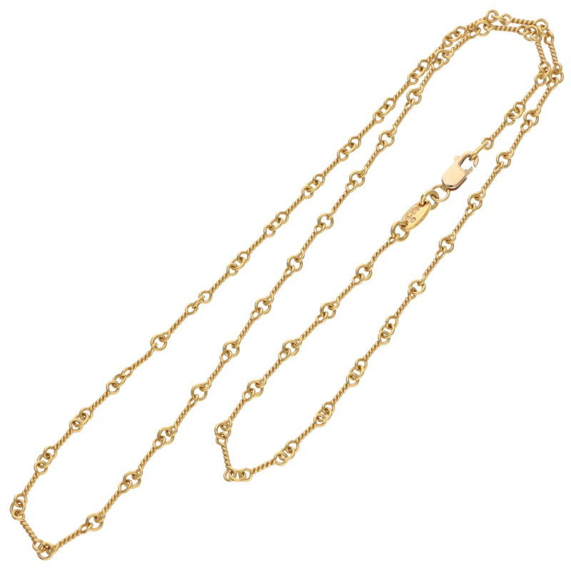 Chrome Hearts 22K Yellow Gold 18in Twist Chain Size ONE SIZE