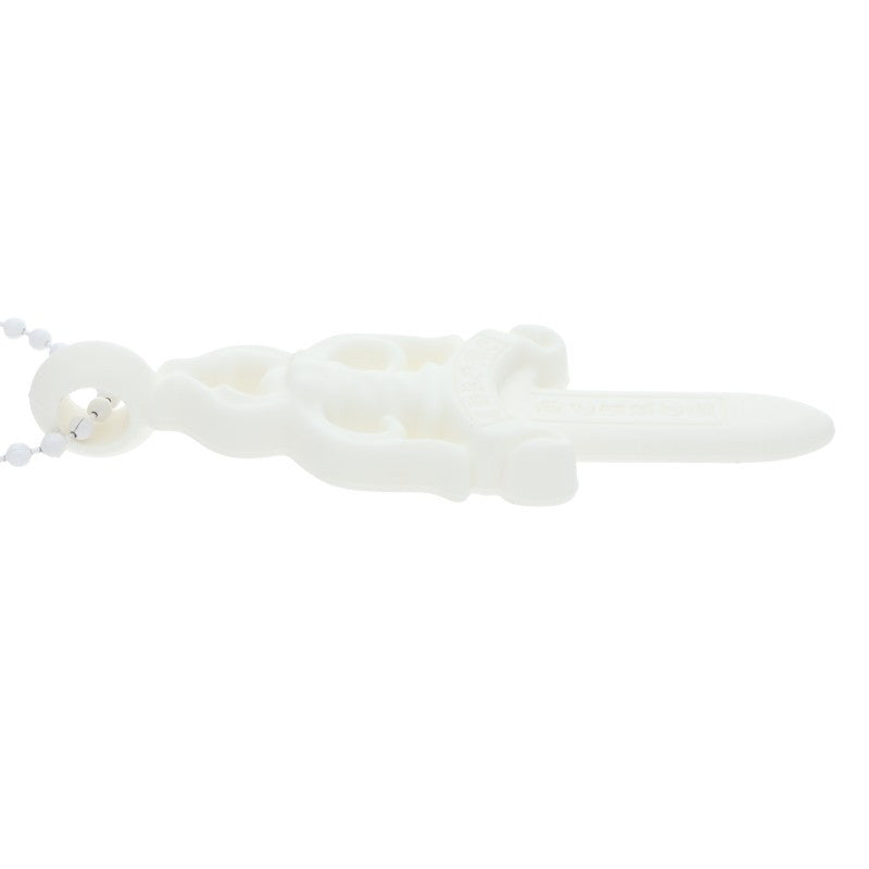 Chrome Hearts Rubber Large Dagger Necklace Size ONE White