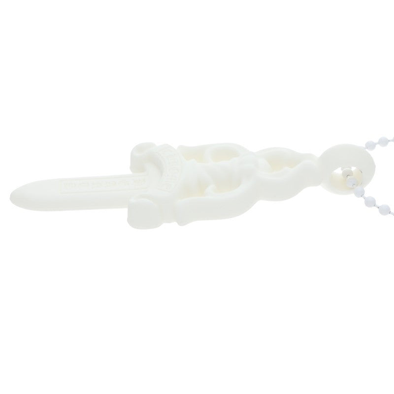 Chrome Hearts Rubber Large Dagger Necklace Size ONE White