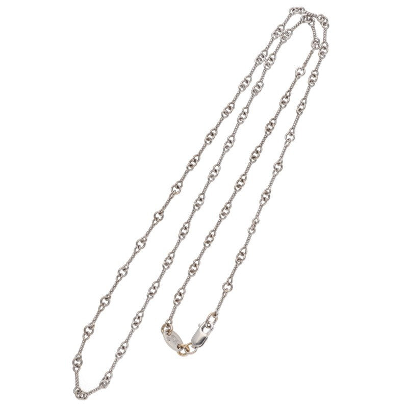 Chrome Hearts 18KWG Twist Chain 18" White Gold Size ONE SIZE