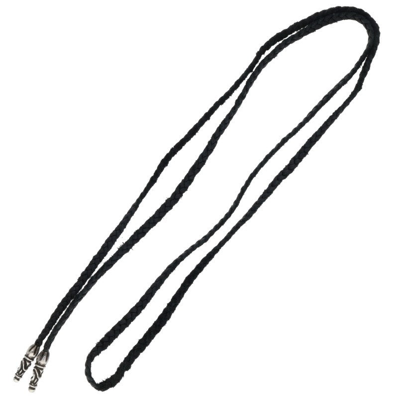 Chrome Hearts Scroll Leather Braid Necklace Size ONE SIZE