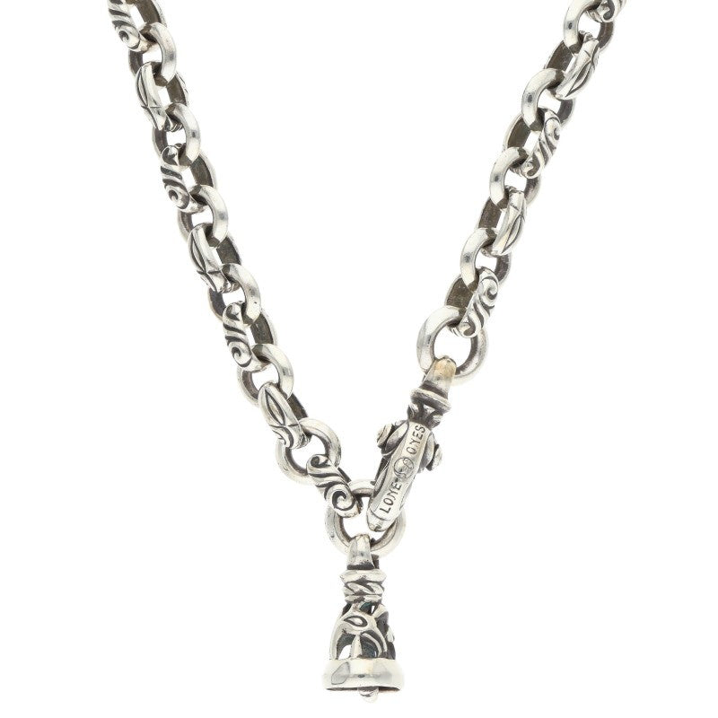 LONEONES MF Chain Osprey Dove Bell Silver Necklace Size M