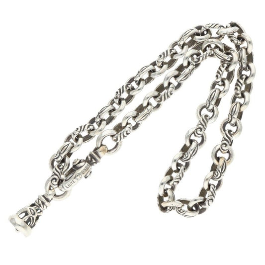 LONEONES MF Chain Osprey Dove Bell Silver Necklace Size M