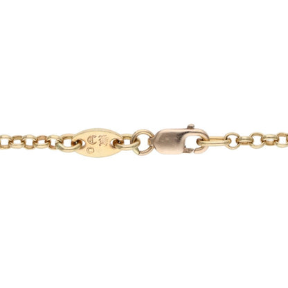 Chrome Hearts 22K Roll Chain 18 Gold Necklace Size ONE SIZE