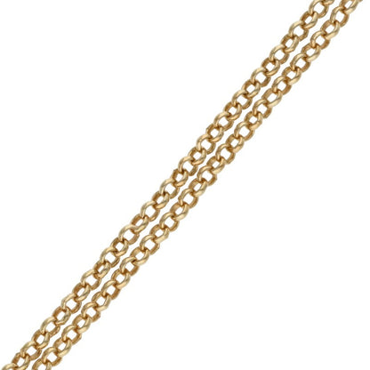 Chrome Hearts 22K Roll Chain 18 Gold Necklace Size ONE SIZE