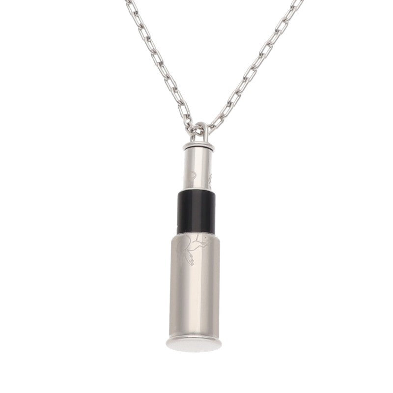 HERMES Navigator Silver Charm Necklace Size ONE SIZE