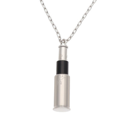HERMES Navigator Silver Charm Necklace Size ONE SIZE