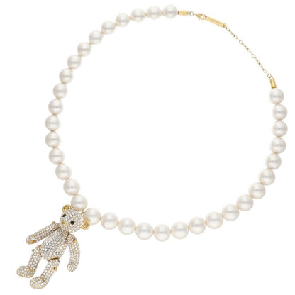 AMBUSH 925 Pave Big Teddy Bear Necklace Size ONE SIZE
