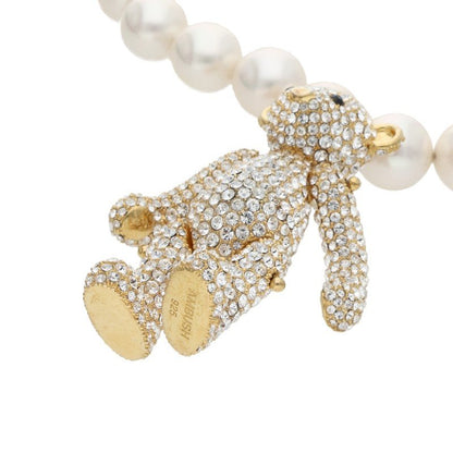 AMBUSH 925 Pave Big Teddy Bear Necklace Size ONE SIZE