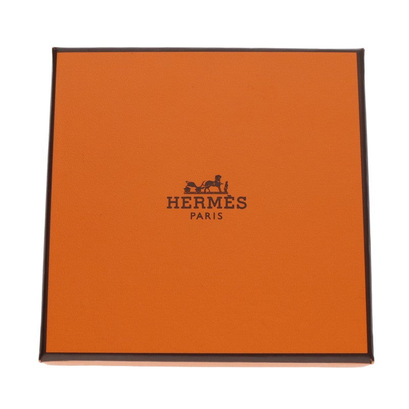 HERMES Cles Long Key Charm Necklace Black Size ONE SIZE