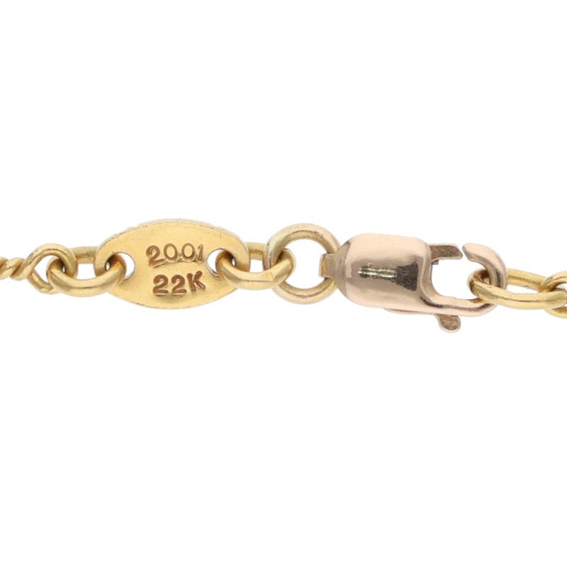 Chrome Hearts 22K Twist Chain 16in Gold Size ONE SIZE