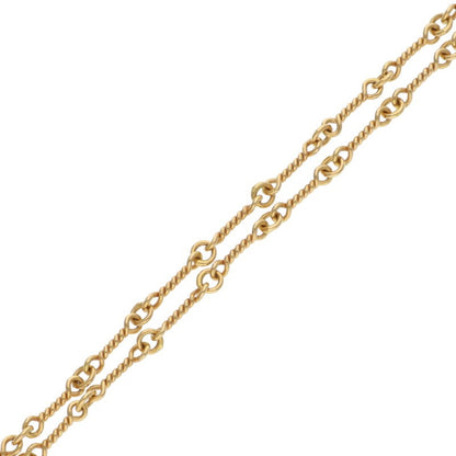 Chrome Hearts 22K Twist Chain 16in Gold Size ONE SIZE
