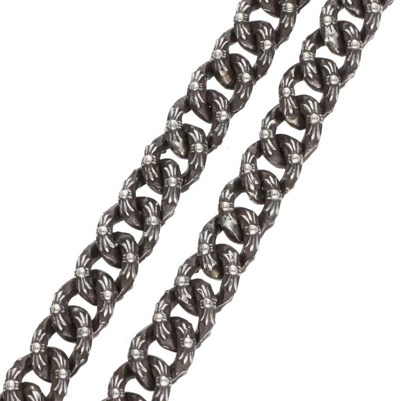 Chrome Hearts XTRA FNCY MINI Silver Necklace