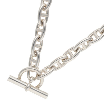 HERMES Chaine d'Ancre Sterling Silver Choker Size ONE SIZE