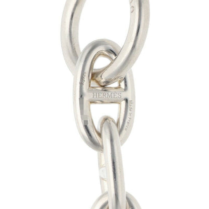 HERMES Chaine d'Ancre Sterling Silver Choker Size ONE SIZE