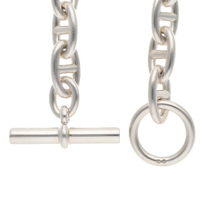 HERMES Chaine d'Ancre Sterling Silver Choker Size ONE SIZE
