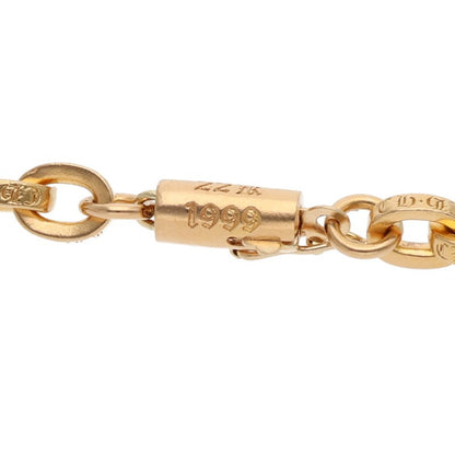 Chrome Hearts 22K Yellow Gold Paper Chain 24"