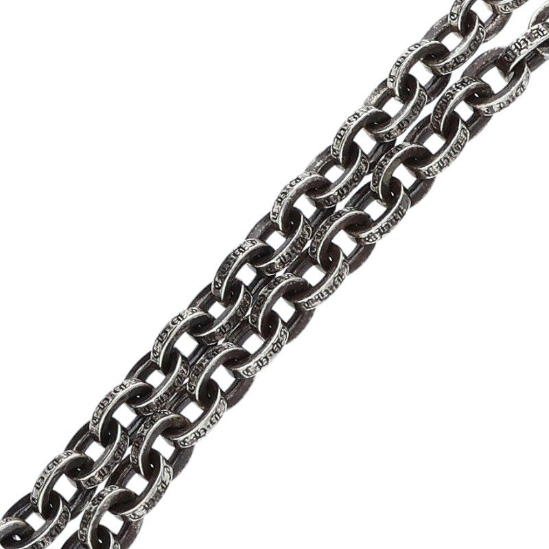 Chrome Hearts Paper Chain 20" 925/14K Silver Size ONE SIZE