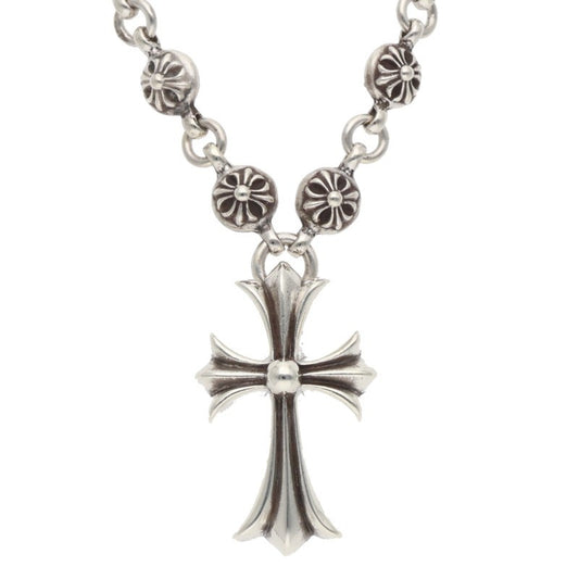 Chrome Hearts Small CH Cross Ball Chain 925 Size ONE SIZE