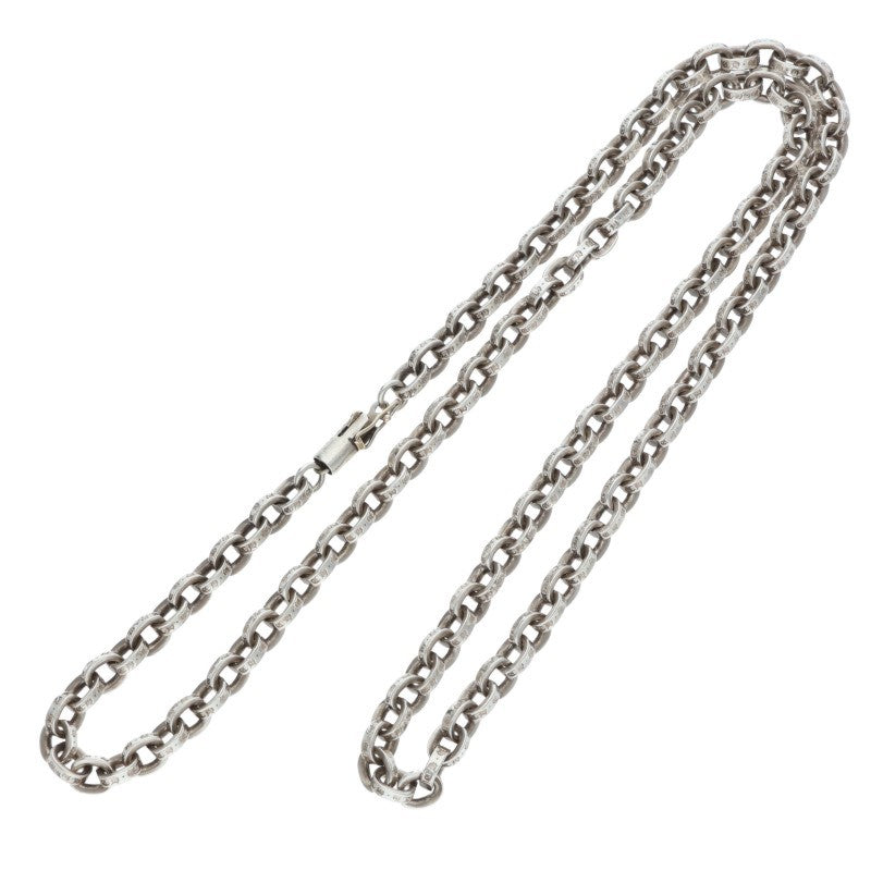 Chrome Hearts Paper Chain 20" 925/14K Silver Size ONE SIZE